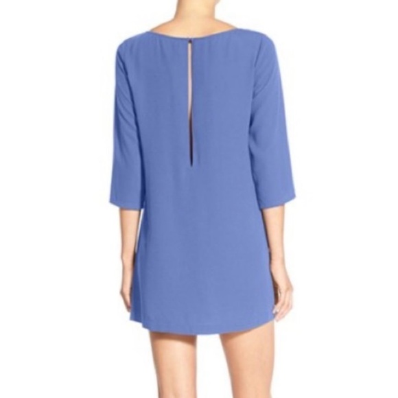 Leith Blue Quarter Sleeve Dress S - Picture 2 of 2
